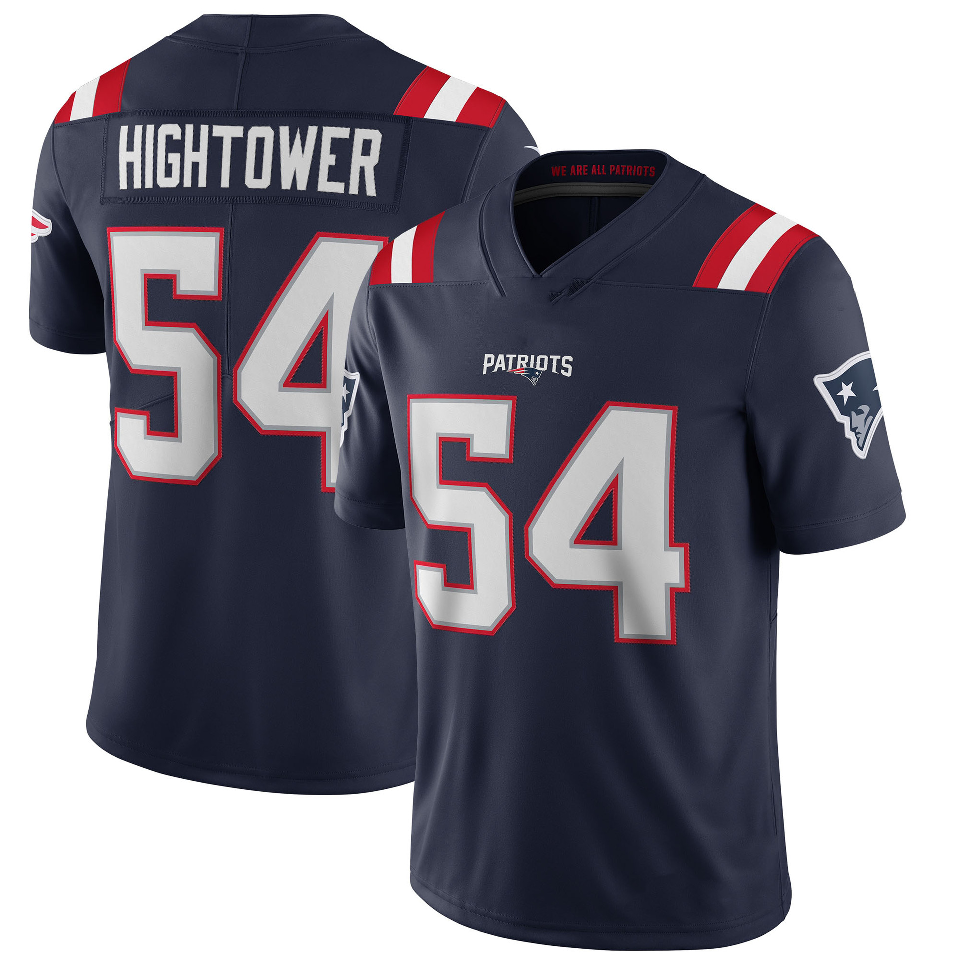 NFL Patroits Number 54 Hightower American Football Uniform Jersey
