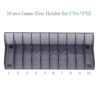   Support universel pour boîte de jeu PS4, 10 emplacements pour disques de jeu, support de rangement pour PlayStation 5, PlayStation 4