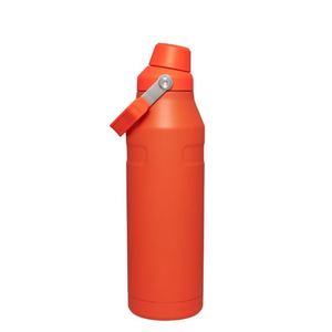 Botella de Agua Deportiva de Acero Inoxidable Aislada, Ligera, a Prueba de Fugas, con Tapa de Flujo Rápido y Boquilla Angulada, Libre de BPA, Negra, para Viajes - Product Image 4