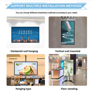Écran tactile LCD ultra-fin pour affichage publicitaire mural, format pour centre commercial/magasin de détail/montage mural extérieur - Product Image 2