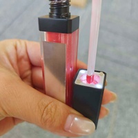 Gloss à lèvres liquide LED très vendu, logo personnalisé avec miroir, finition brillante haute pigmentation, hydratant, longue tenue, vente en gros