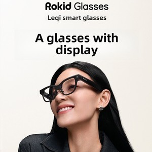 Lentes Inteligentes <span class=keywords><strong>Rokid</strong></span> <span class=keywords><strong>Max</strong></span> con IA - Navegación Visual Inteligente, Cámara 1080P, Traducción en Tiempo Real y Teleprompter, Lentes AR - Product Image 2
