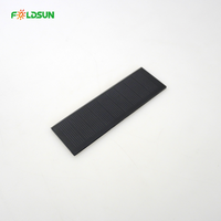Panneau solaire PERC PET sur mesure 95*30mm 4.5V, forme non standard, haute efficacité 22.4%, haute puissance, petit module solaire, prix usine