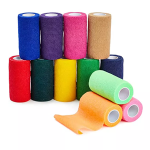 Autre produit sportif, <span class=keywords><strong>bandage</strong></span> auto-adhésif élastique cohésif non tissé Vet Wrap 10cm*4.5m pour la protection des pattes des animaux - Product Image 1