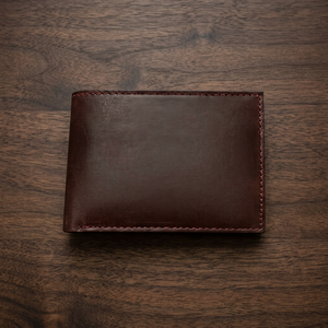 Men's Genuine Leather Bifold Wallet Dark Brown <b>Slim</b> Short <b>Card</b> <b>Holder</b> Minimalist - Product Image 2