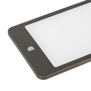 Pannello LED. Tonalità opale. 5W. Illumina il piano di lavoro della cucina. 12V CC. Finitura moka. Tipo di sensore PIR. - Product Image 2