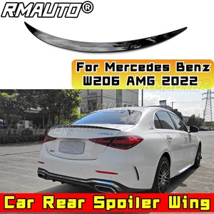 Aileron de coffre arrière pour Mercedes Benz Classe C W206 AMG 2022, kit carrosserie, accessoires de voiture - Product Image 3
