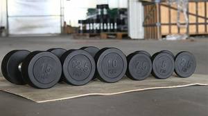 Haltère réglable en fonte avec poignée en caoutchouc gravée - Léger et durable pour les bras, exercices de fitness complets OEM/ODM - Product Image 3