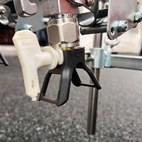 Machine de marquage au sol à peinture froide sans air professionnelle pour alléger le trafic, système hydraulique importé, double pistolet, poussée manuelle pour les routes