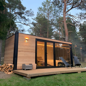 <span class=keywords><strong>Casa</strong></span> Contenedor Prefabricada Moderna Aislada de 20 Pies, Villa Pequeña Revestida de Madera <span class=keywords><strong>con</strong></span> Cocina y Baño para Resort, Camping y Hotel <span class=keywords><strong>al</strong></span> Aire Libre - Product Image 1