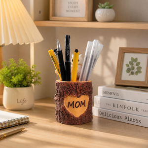 Portaplumas de Resina con Diseño de Búho Religioso, Linda Figura de <span class=keywords><strong>Mam</strong></span>á, Organizador de Escritorio, Decoración de Jardín, <span class=keywords><strong>Mini</strong></span> Maceta, Regalo para el Día de la Madre - Product Image 2