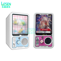 Mesin Penjual Mainan Kapsul Gacha Logam untuk Game Arcade Koin Jepang, Layanan OEM Pabrik Mesin Token, Bahasa Inggris, Garansi 1 Tahun