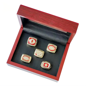 Ensemble de bagues de champion de rugby des Washington <span class=keywords><strong>Redskins</strong></span> 1972 1982 1983 1987 1991, en alliage, fabrication en gros, haute qualité, bijoux pour hommes, cadeaux - Product Image 5