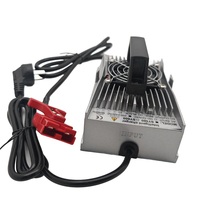 Chargeur de batterie au lithium intelligent à arrêt automatique SY500 24V 15A AC100-240V pour machine de nettoyage électrique industrielle