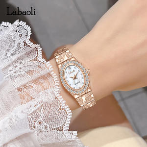 Diamond-set women's quartz watch full diamond style simple and luxurious <b>waterproof</b> <b>wristwatch</b> - Product Image 4