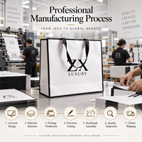Sacs en papier kraft personnalisés de luxe pour magasins, sacs cadeaux imprimés avec votre propre logo