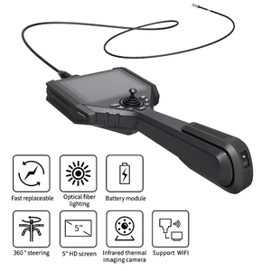 IP67 không thấm nước linh hoạt dài ống borescope nội soi nhiệt mini Camera hồng ngoại góc rộng CMOS thăm dò H.265 ghi âm trong nhà - Product Image 5