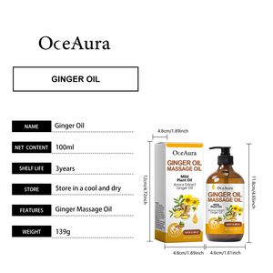 Aceite Esencial Puro <span class=keywords><strong>de</strong></span> 100 ml, Marca Privada, Jengibre, Árnica, Aceite <span class=keywords><strong>de</strong></span> <span class=keywords><strong>Semilla</strong></span> <span class=keywords><strong>de</strong></span> Uva, Dulce, Fresco, Nutritivo e Hidratante - Product Image 2
