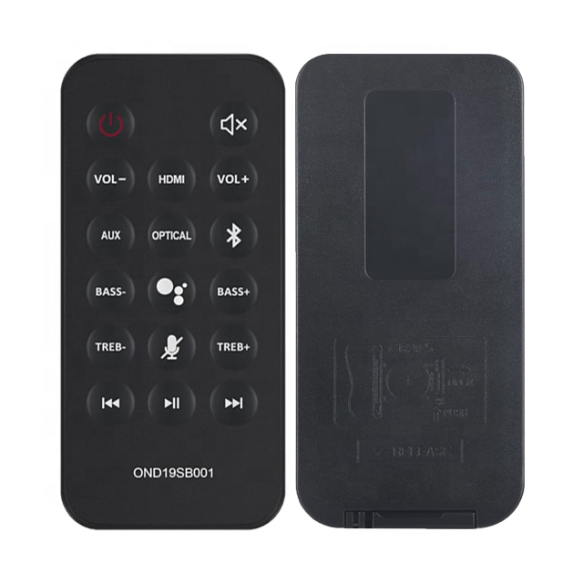 Hostrong Factory OEM ODM 17 Keys OND19SB001 Remote Control for ONN Soundbar Home Audio System Support Customization
