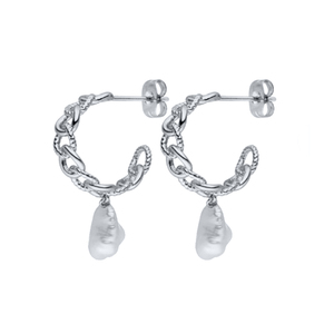 ROXI Nouveauté Tendance Élégante Boucles d'Oreilles Pendantes Perles Chaîne Irrégulière Style Français pour Etsy Shopify - Product Image 3