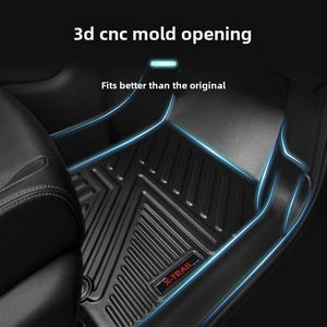 KQD High Quality Wholesale All Weather Protection & Easy Clean Car Floor Mat <b>Tpe</b> Car Floor Mat for mitsubishi Outlander - Product Image 2