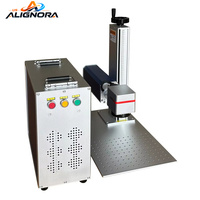 Machine de marquage laser portable CO2 à fibre optique 3D mini 30W 50W pour métal, en ligne, à prix compétitif