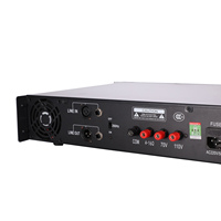 JBHKJ PA-500 500W 1500W 70V/100V 1 Kanallı Ev Tipi Amfi, FM ve Mikrofon Girişli, Alüminyum Alaşımlı, Genel Seslendirme Sistemleri için