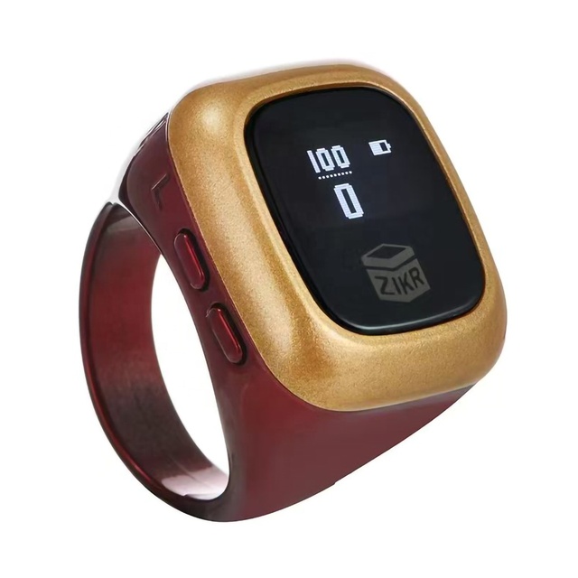 Hot Selling OLED Iqibla Smart Zikr Ring Alarm Clock Watch Finger Counter Tally Muslim Prayer Counter Best Islamic Ramadan Gift