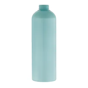 Cyan Glossy Large Capacity 700ml Cosmetic Packaging Bottle/ Bottle Mouth Size 32mm