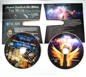 Factory Made Dubbele Cd Dvd Vinyl Jas Kartonnen Mouw Duplicatie Replicatie Met Digital Printing Bulk Verpakking Diensten