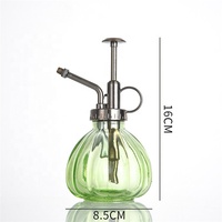 Mini vaporisateurs en verre pour plantes, vaporisateur de brume vintage en laiton avec pompe en plastique bronze