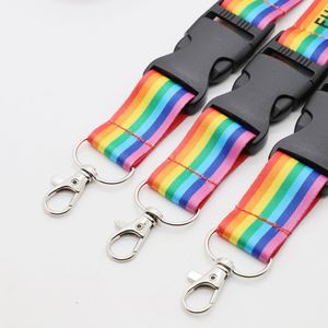 Custom Sublimation Full Color Printed <b>Lanyard</b> ID Card Holder Neck Strap Detachable Buckle Souvenir Keychain <b>Lanyard</b> - Product Image 2