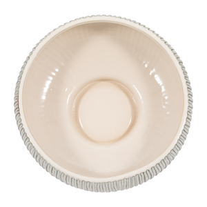 Ciotola Decorativa Rotonda in Ceramica con Finitura Smaltata, Centrotavola per Tavolino da Caffè, Decorazione d'Arredo - Product Image 4