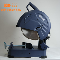 Scie à table métallique standard européenne certifiée CE, lame froide 355, machine de découpe de précision sur banc, pour couper l'aluminium, 14 pouces, portable, 3000W