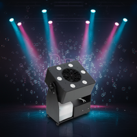 Machine à bulles LED RGBW 90W avec télécommande DMX, nouvelle machine à bulles pour la scène, lumières de piste de danse, événements festifs