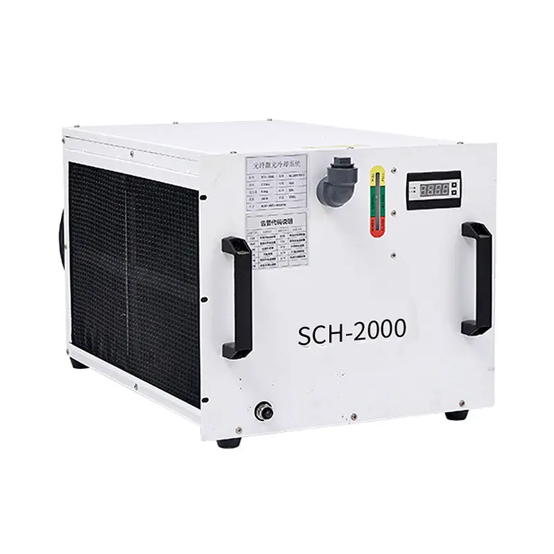 SCH-2000 Air Cooled Recirculating Portable Rack Mount Small Water Chiller For Cooling Handheld Laser Welding