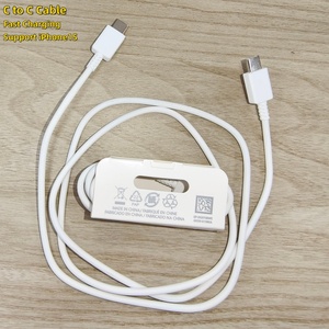 Cable de Datos Móvil USB C a C de 35W, Blanco, TPE, 1m, para Acupuntor, iPhone 15, iPad Mini, Cargador para Equipo Médico - Product Image 1
