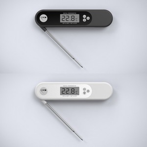 Kỹ Thuật Số Bút Loại Nhà Bếp Túi Nhiệt Kế Giao Hàng Nhanh Chóng Nhựa Lò Thịt Thăm Dò Cho Hộ Gia Đình Sử Dụng Thực Phẩm Nhiệt Độ Giám Sát - Product Image 2
