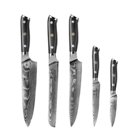 Groothandel Professionele Keukenmessen Japanse Koksmes Gepolijste G10 Handgreep 67-laags Damascus Staal Santoku Mes