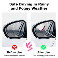 Mini poignée rétractable voiture miroir fenêtre raclette nettoyant douche verre voiture nettoyage côté miroir raclettes