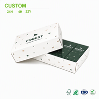 Boîte cadeau personnalisée avec couvercle et base blancs, imprimé terrazzo, pour marque de balles de golf, vente en gros, présentoir de magasin, emballage
