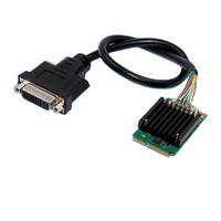 MiniPCIe ST422 2K DVI 10/100/1000Mbps 工业级嵌入式 GPU 服务器内置显卡现货