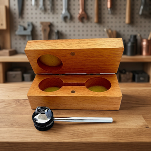 Lightweight 4 <b>Mirror</b> Gonio Lens For Ophthalmology & Optometry Tool With Wooden Case Free Ship .. - Product Image 1