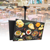 Bas prix OEM Panneaux d'intérieur à affichage numérique HD 32 pouces à montage mural Panneaux de menu Slim Fit Écran publicitaire pour restaurant QSR