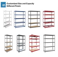 Étagère murale de cuisine moderne en céramique à 5 niveaux, robuste, pour le rangement des casseroles, design sans boulons, capacité de 280 kg, réglable