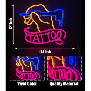 Tattoo neon LED indoor hanging ambient light shop <b>sign</b> street indicator light luminous letters billboard landscape light 5V - Product Image 1