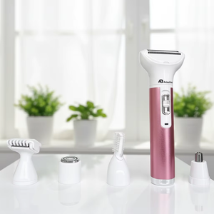 Set Manicure Elettrico 5 in 1, Trimmer per Sopracciglia e Naso, Spazzola per Pulizia Viso, Massaggiatore, Kit di Cura Personale per <span class=keywords><strong>Donne</strong></span>, <span class=keywords><strong>Epilatore</strong></span> - Product Image 5