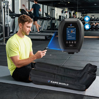 Bottes de massage des jambes sans fil à compression d'air, système de récupération sportive portable, massage par compression pour le fitness et la maison