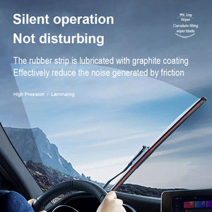 Balais d'<span class=keywords><strong>essuie</strong></span>-<span class=keywords><strong>glace</strong></span> universels sans armature en caoutchouc naturel 12/28 pour pare-brise de voiture – Vente chaude - Product Image 6