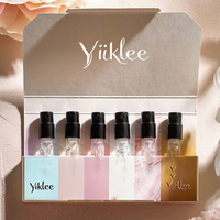 Scatola Pieghevole in Carta con Finestra in PVC Trasparente per Campioni di Profumo 3 ml 5 ml 10 ml, Logo Personalizzato, per Cosmetici e Rossetti